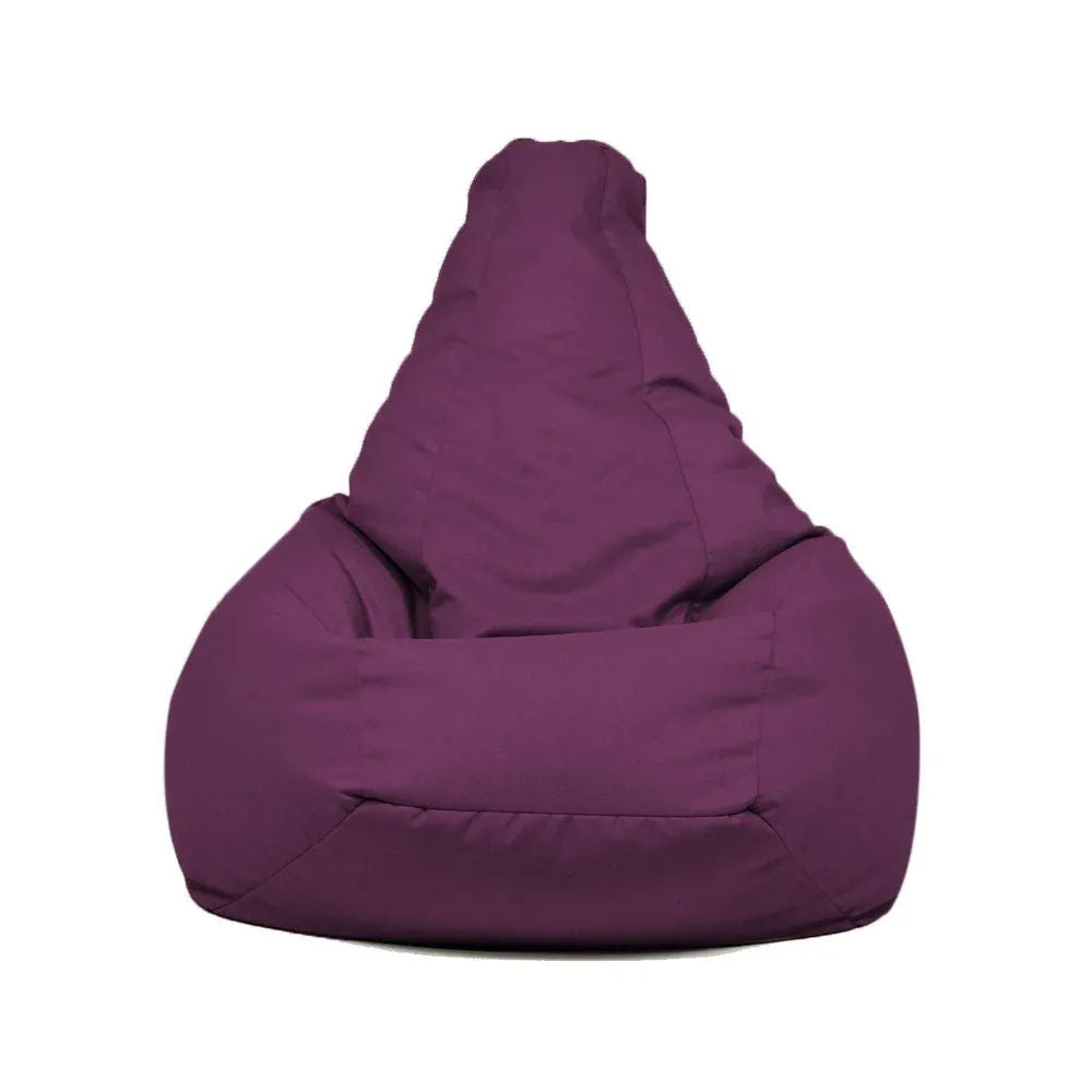 SESSANTOTTO 68, Pouf Bean Bag Chair in Cotton L Removable Cover