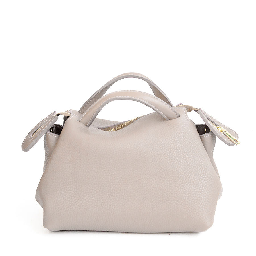 EMMA - Bauletto in pelle latte