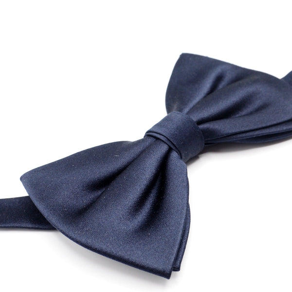 Elegant blue bow tie