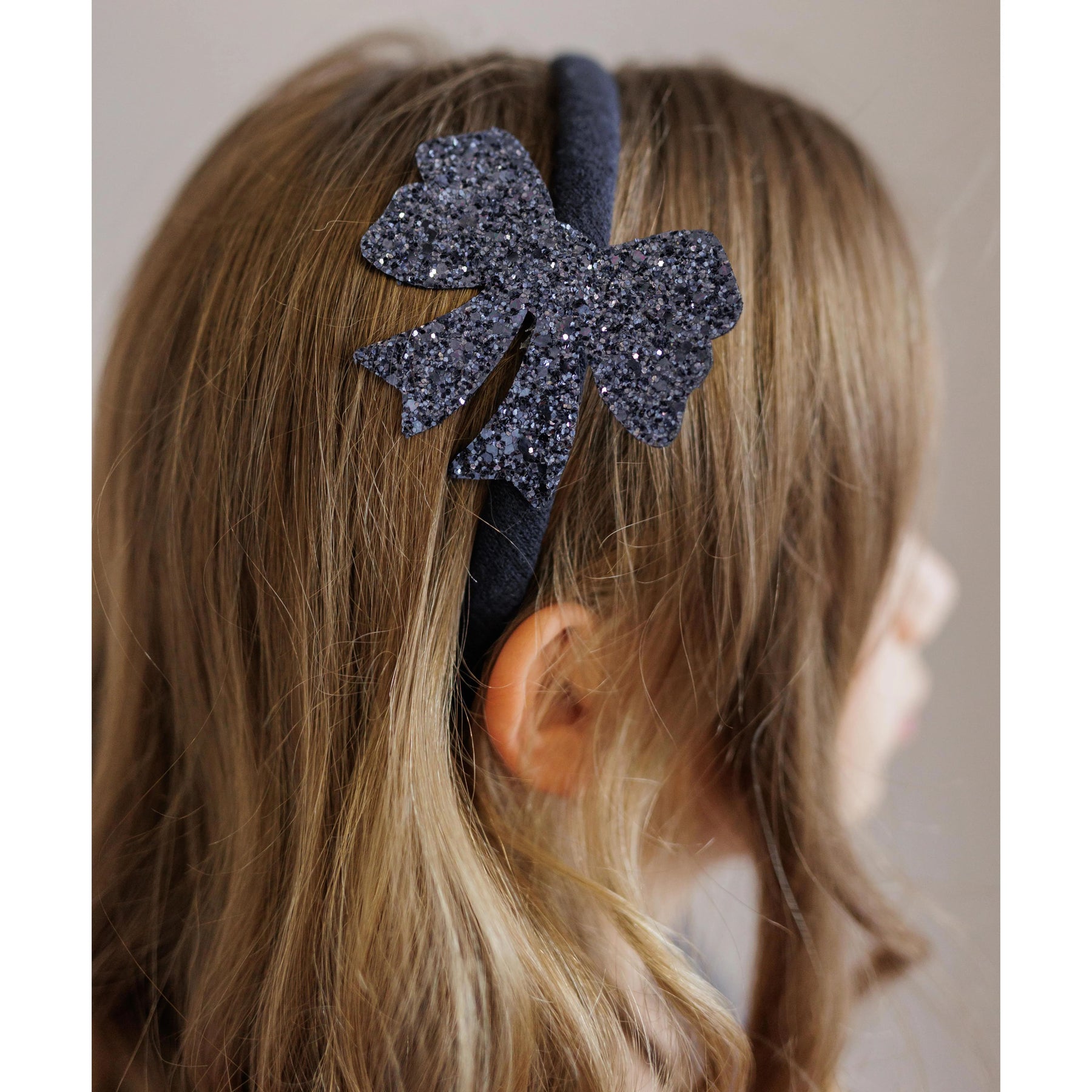 GLITTER BOW HEADBAND