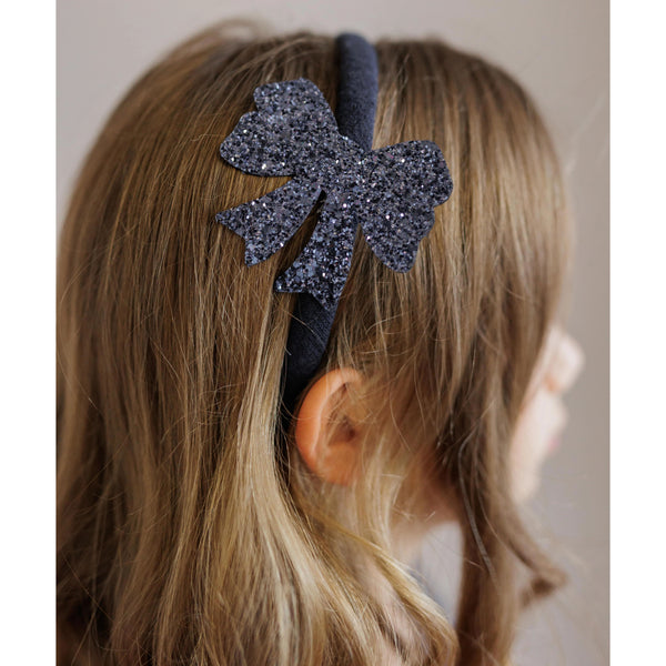 GLITTER BOW HEADBAND