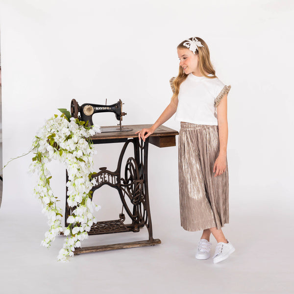 PLEATED TROUSERS
