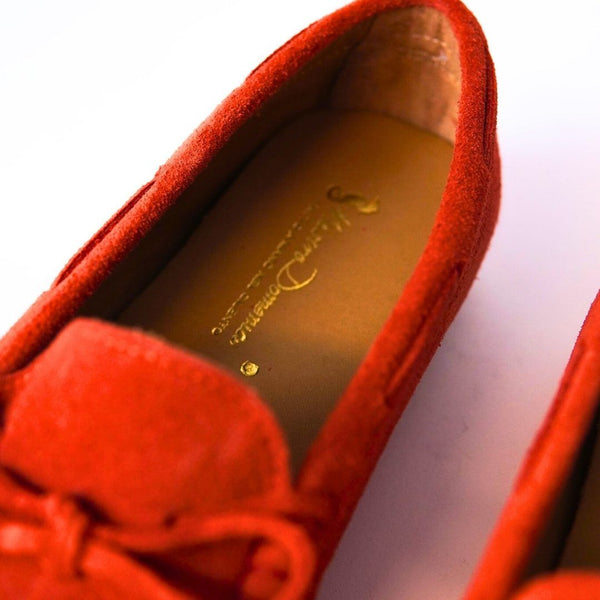 MastroDomenico Women's Handmade Moccasins - Essonite