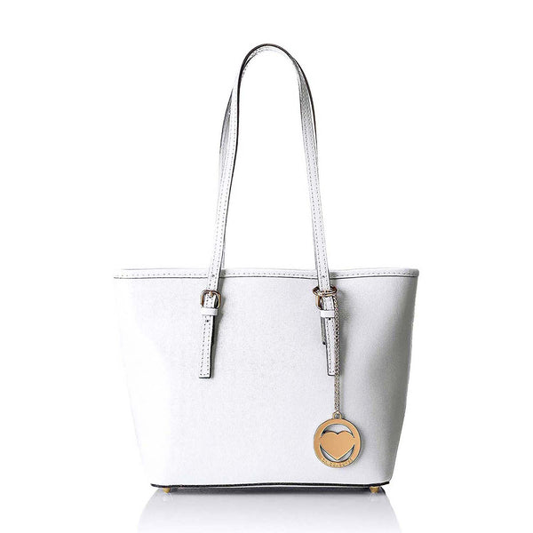 Women's Shoulder Bag Saffiano Leather Handmade - Cefalu' 3303. 