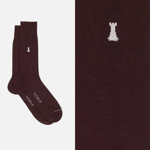Federico II - Plain short sock 