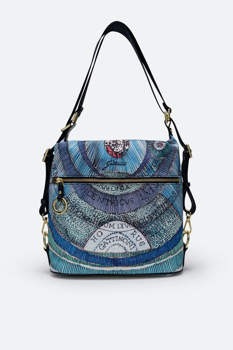 Zaino Hobo Maya Planetarium Aquamarine