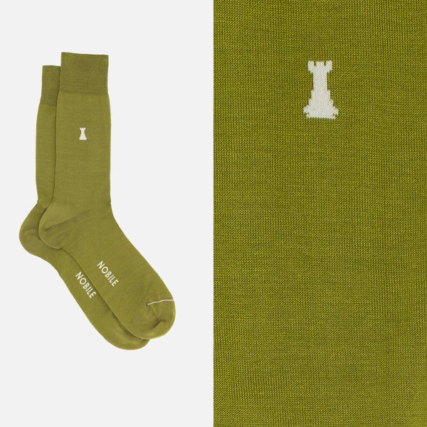 Federico II - Plain short sock 
