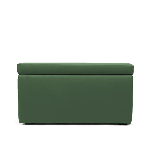 PANDORA 84 ECO SWING, Panca Pouf Contenitore Rettangolare in Ecopelle con Ruote 84x42 h42