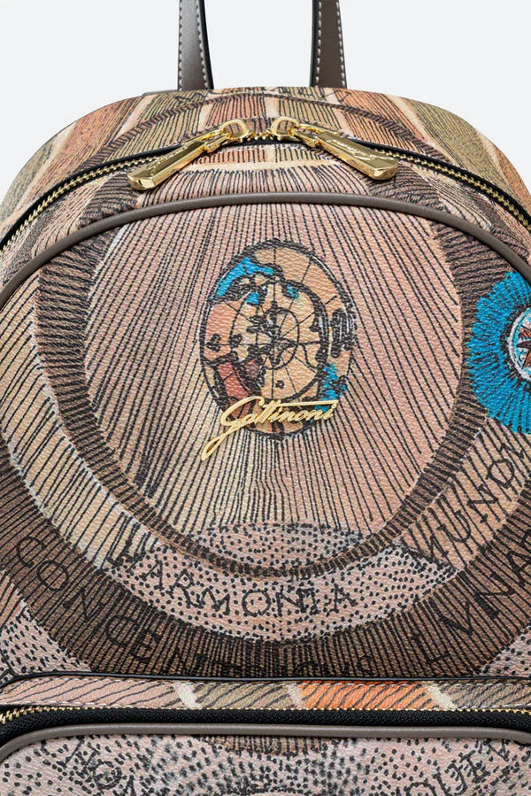 Planetarium Watercolor Front Pocket Backpack