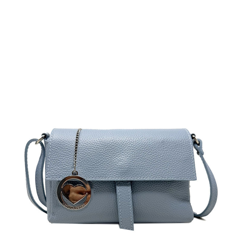 Borsa Clutch Piccola da Donna a Spalla in Pelle Dollaro - K071.