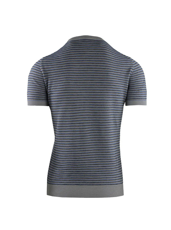CREW NECK SHORT SLEEVES STRIPES WORKMANSHIP LINKS