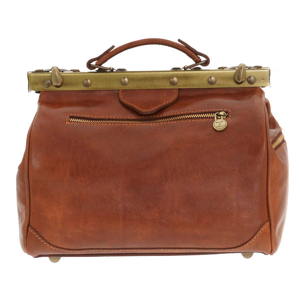 Unisex Leather Work Bag - 45 x 35 x 20 Cm - 2005 