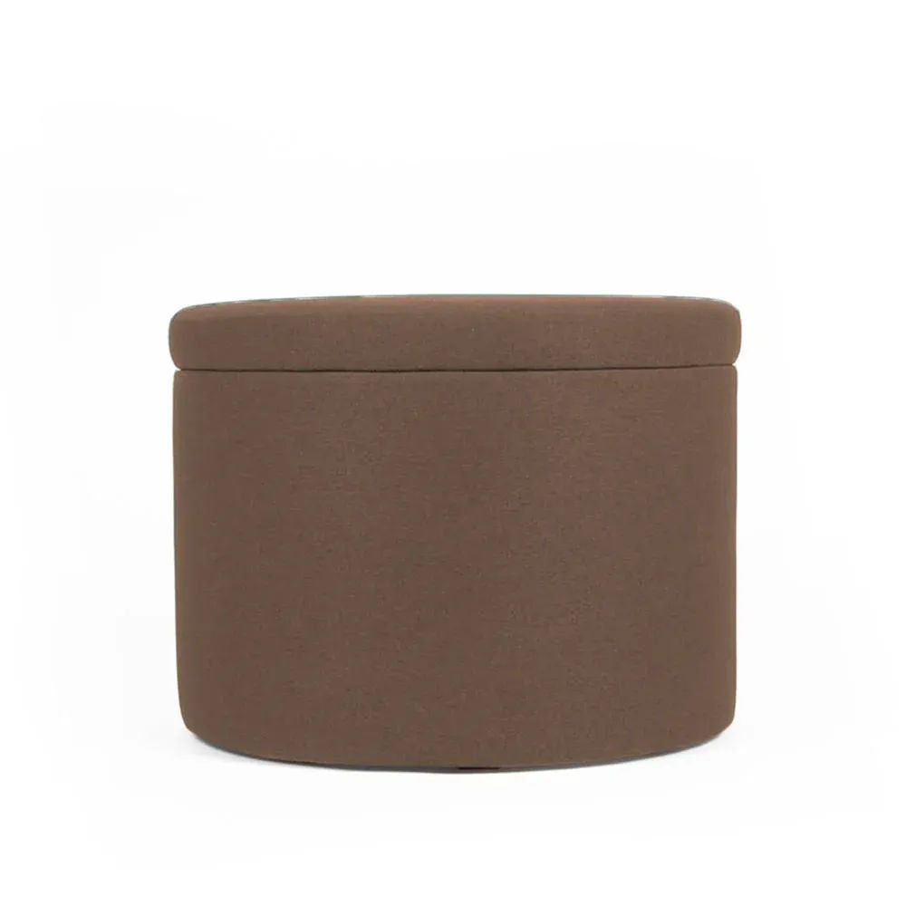 PANDORA 50 ROUND TEX, Pouf Contenitore Tessuto Rotondo 50 h42