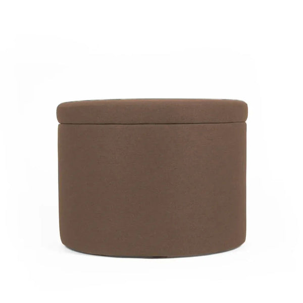 PANDORA 50 ROUND TEX, Pouf Contenitore Tessuto Rotondo 50 h42