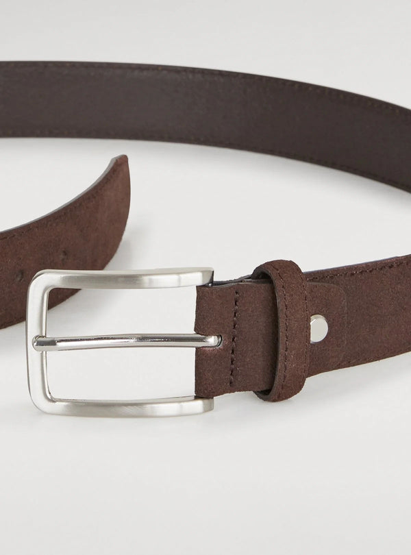 Suede belt