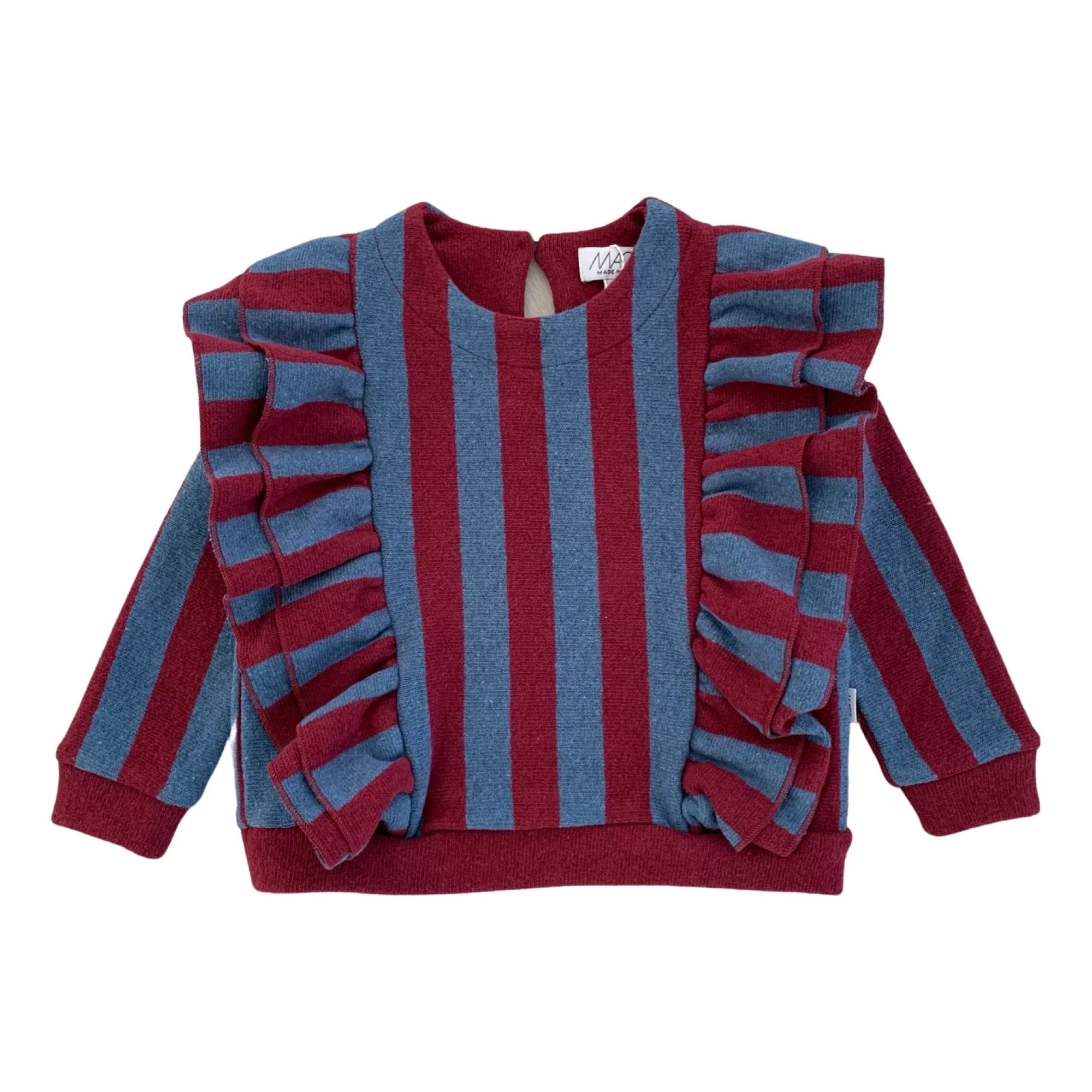 MAGLIA RIGATA CON FRAPPE