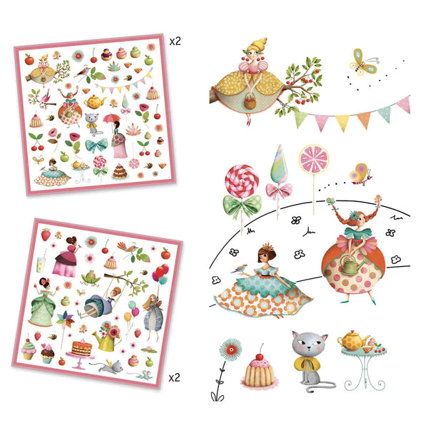 STICKERS - PRINCESS TEA PARTY