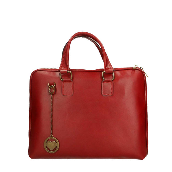 Women's Leather Briefcase Document Bag 37 x 27 x 7 Cm - 9033 