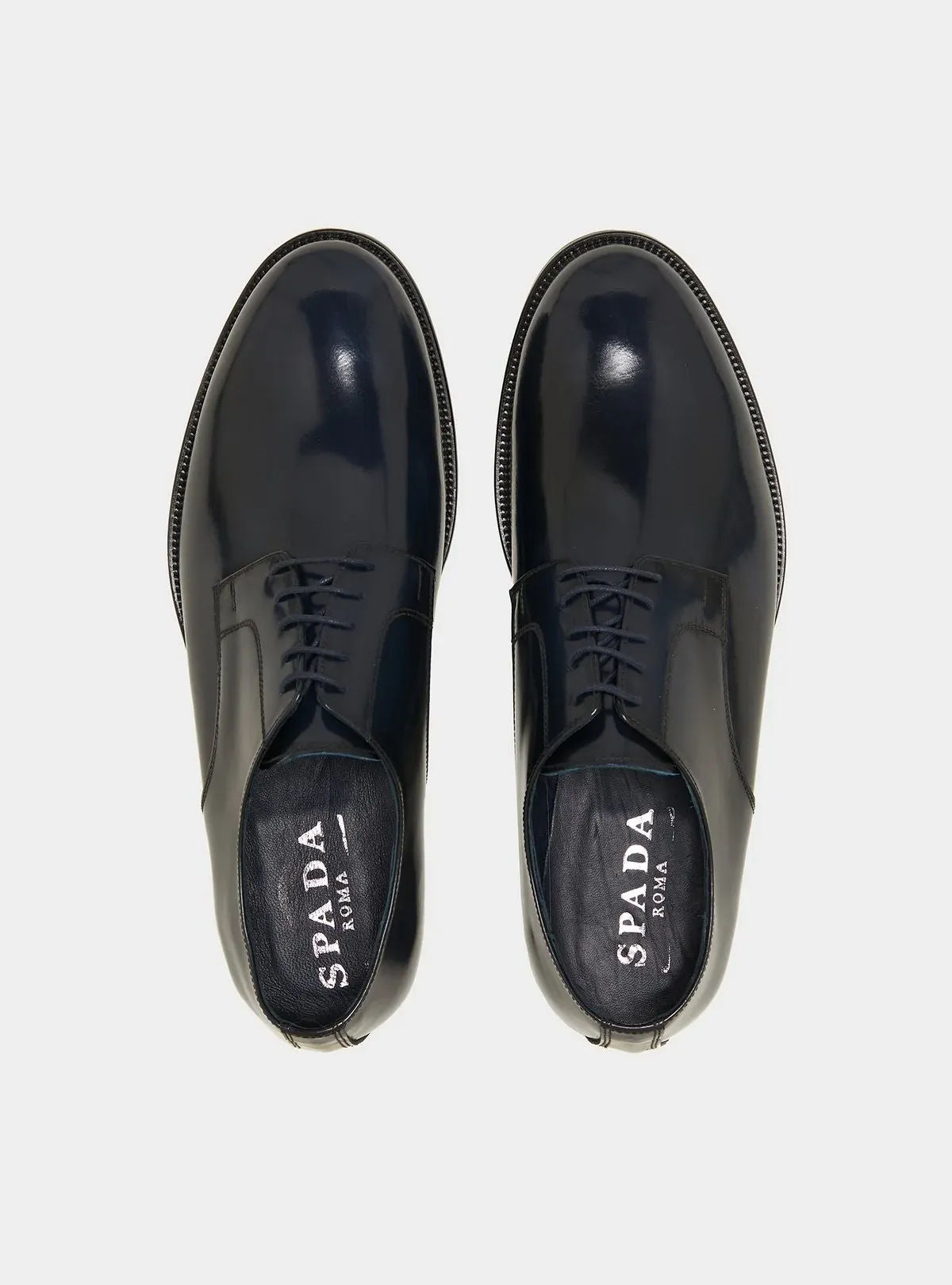 Derby liscia in pelle