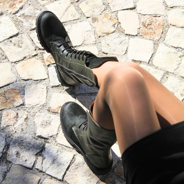 MastroDomenico Women's Handcrafted Ankle Boots – Old Muschio 