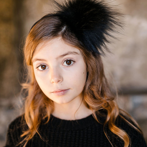 LARGE POMPOM HEADBAND