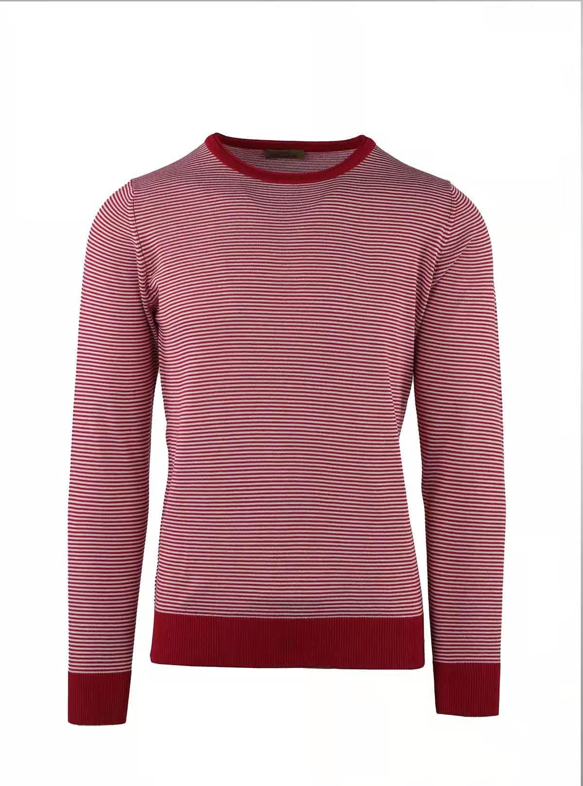 STRIPED CREW NECK