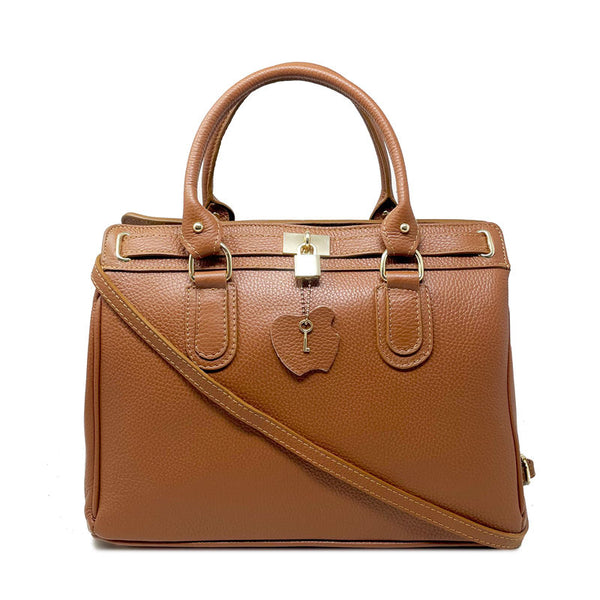 Large Women's Handbag with Leather Pendant – Kenya 80048N 