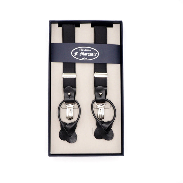 Elegant black suspenders