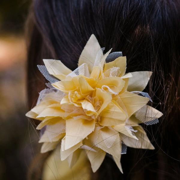 ORGANZA FLOWER CLIP