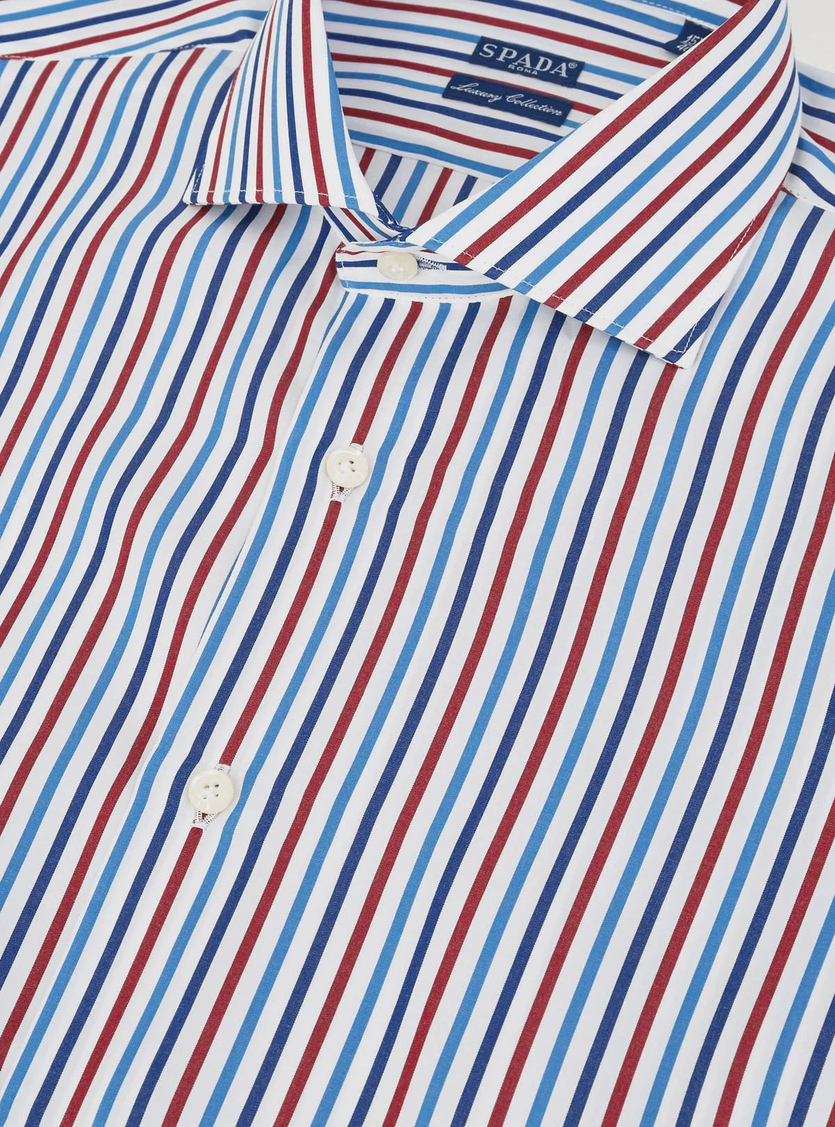 Multi-colored striped cotton shirt