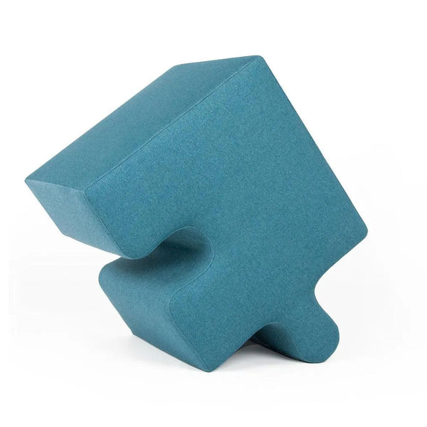 PUFFLE, Pouf Puzzle Poggiapiedi Modulare in Cotone
