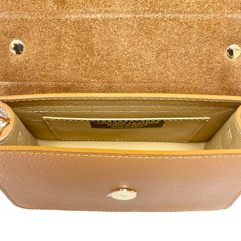 Borsa Clutch Piccola da Donna a Spalla in Pelle con fibbia - Vinci K079