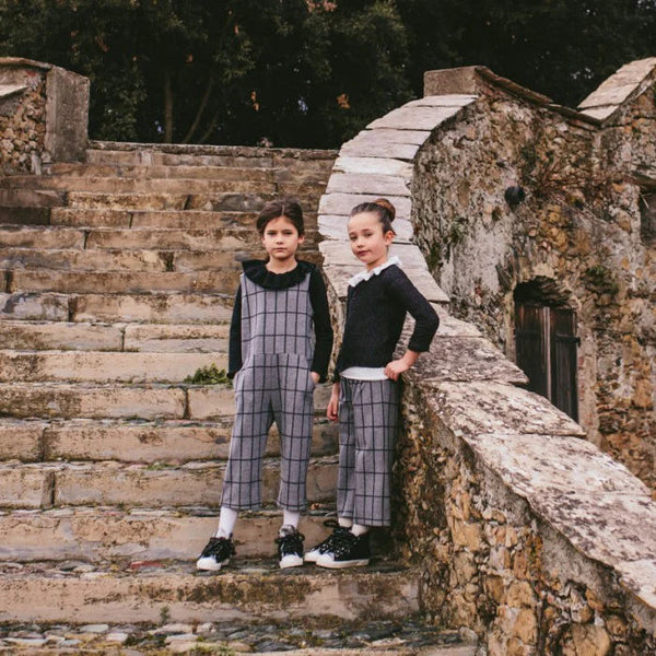 PANTALONE GAUCHO GRIGIO/NERO