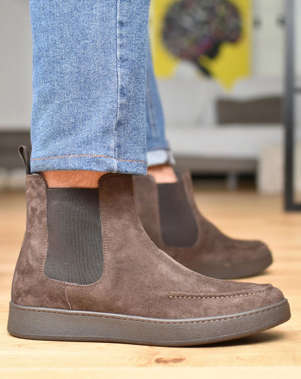 Curtain - Brown Suede