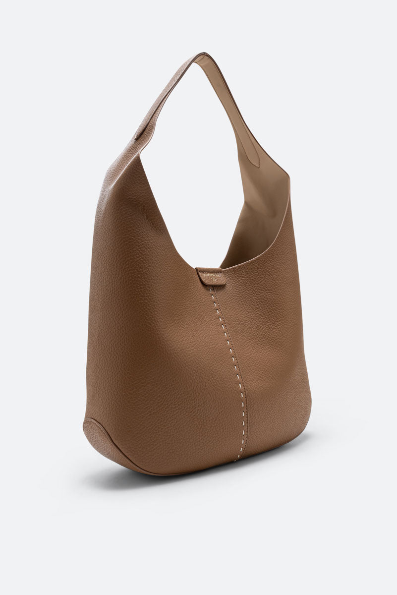 Hobo Bag Delia Large Tan