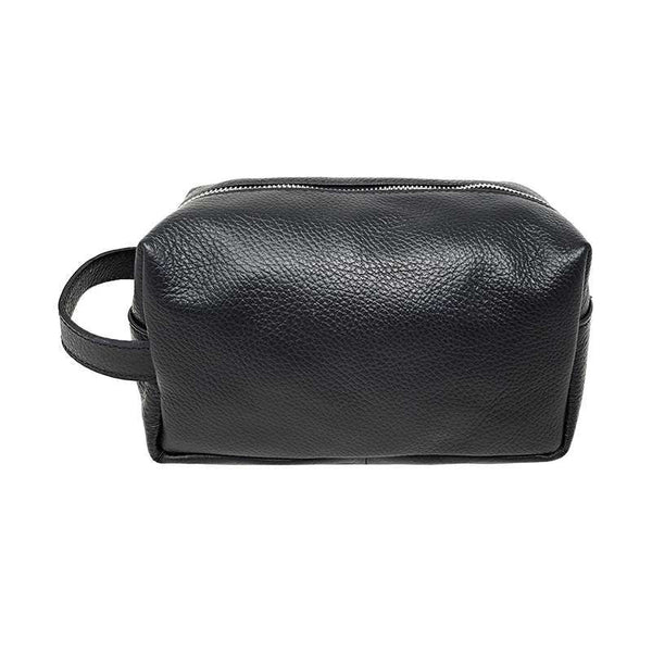 Unisex Leather Travel Beauty Case Toiletry Bag - K027. 