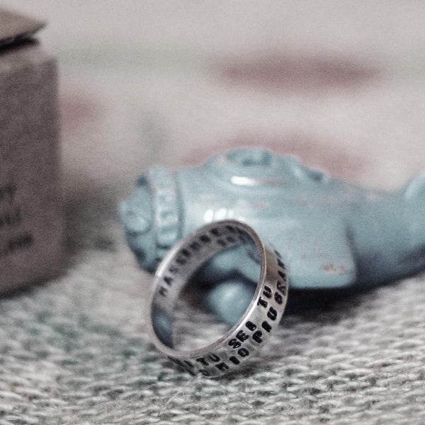 LA PROMESSA - ANELLO INCISIONE PERSONALIZZATA