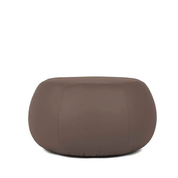 COCOON ECO M,  Pouf Design Rotondo in Ecopelle 64x45
