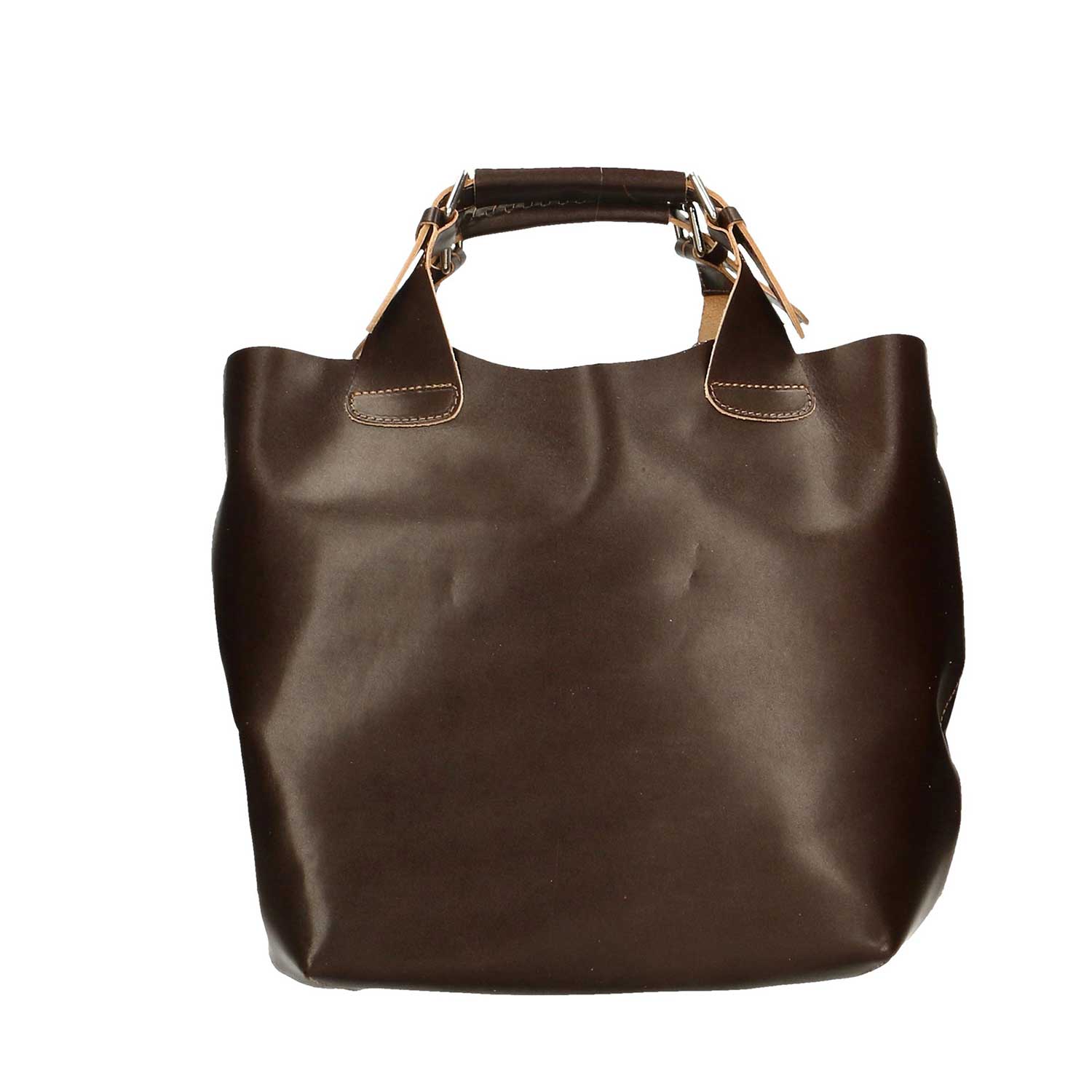 Large Leather Satchel Bag for Women - 44x30x13 cm - 9007 