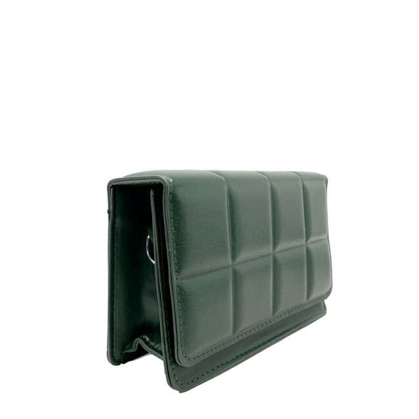 Women's Small Quilted Eco-Leather Vegan Bag - E001 