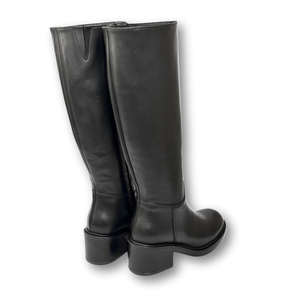 MastroDomenico Women's Handmade High Boots - Black 