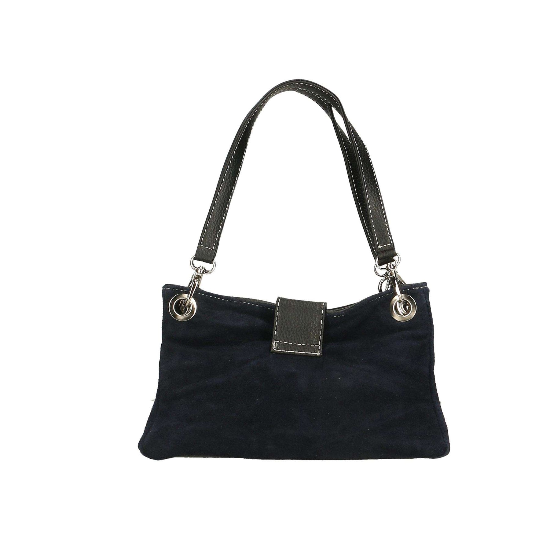 Women's Hand Clutch in 100% Suede Leather - 27x18x12 cm - 10027 