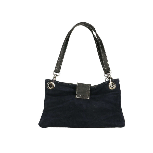 Women's Hand Clutch in 100% Suede Leather - 27x18x12 cm - 10027 