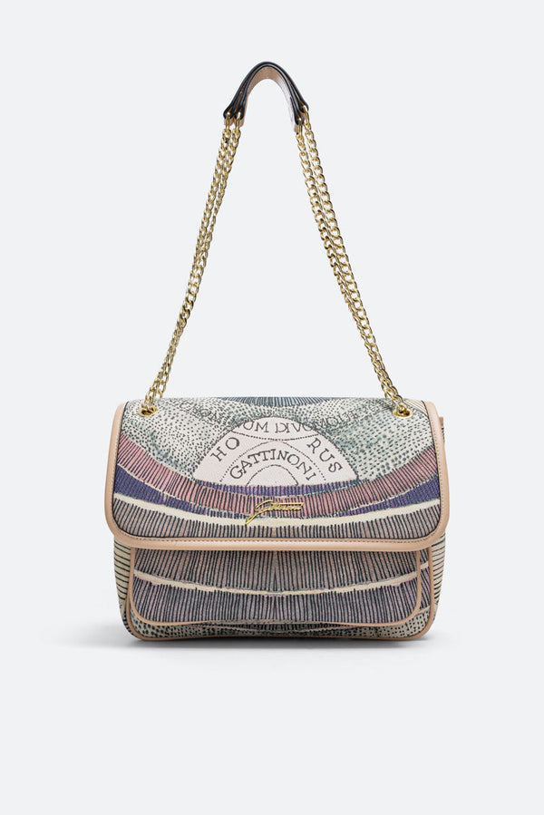 Flap Crossbody Planetarium Watercolor Large