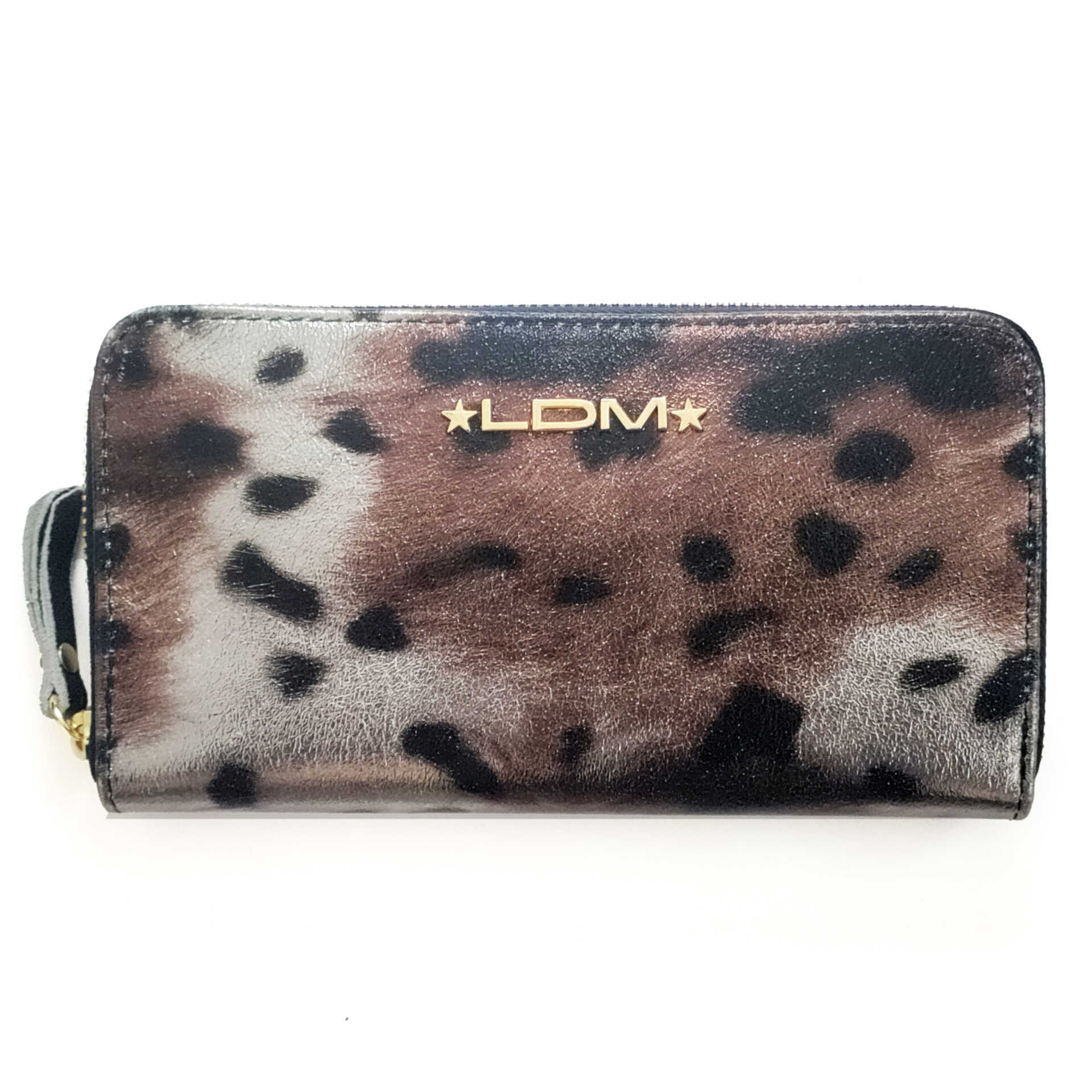 Large WALLET in lynx laminated leather