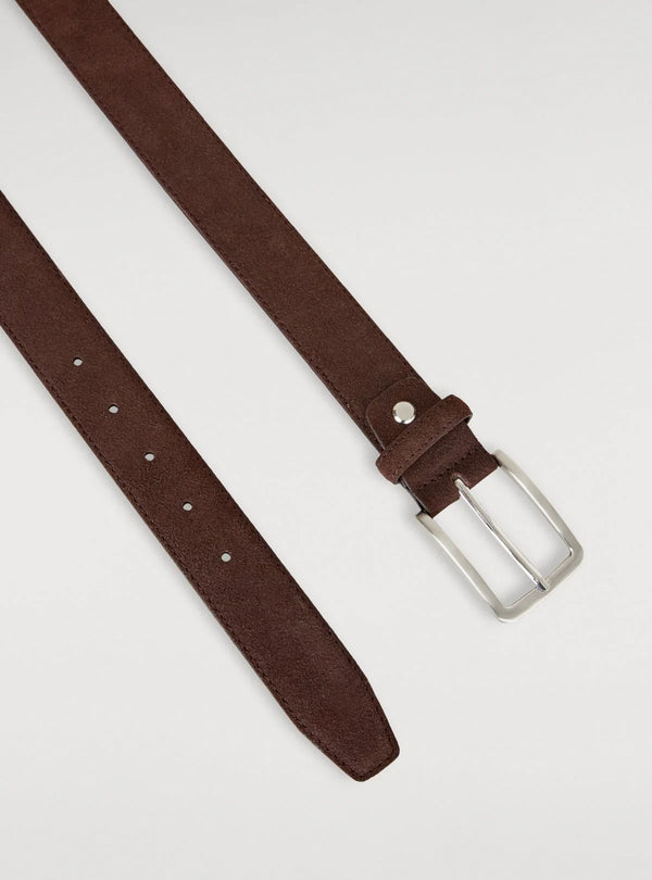 Suede belt