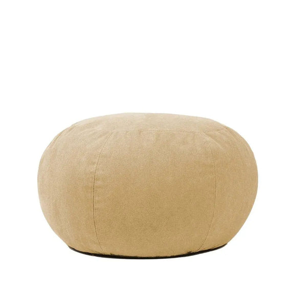 COCOON SOFT M, Round Bean Bag in Removable Cotton 58x40