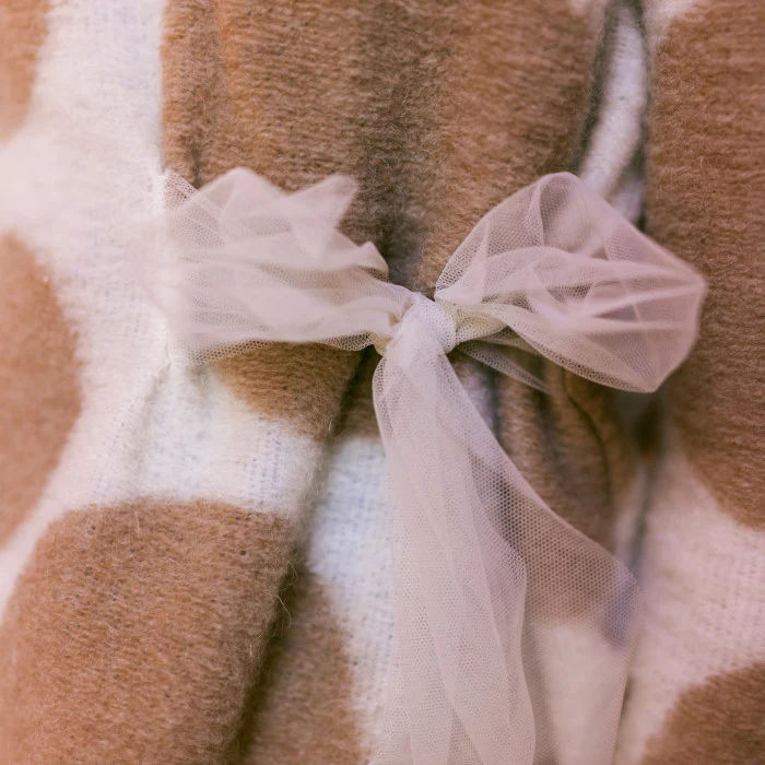 MAGLIA POIS BEIGE