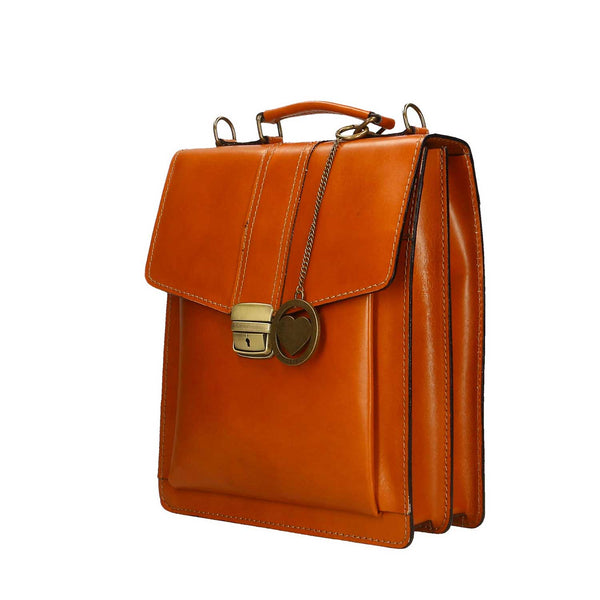 Borsa da lavoro, borsello da Uomo in pelle - 27x32x10 cm - 7012