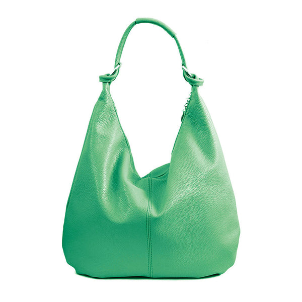 ASIA - Maxi sacca in pelle dollaro verde